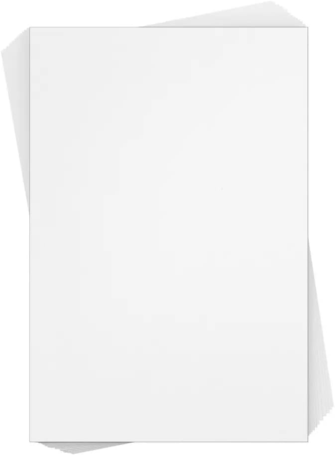 Reskid 100 Pack of Thick Heavyweight Index Cards on 80lb Card Stock - Perfect for Note-Taking, Studying, and Organization - Ideal for Classrooms, Office, and Home Use (5.5x8.5, 100, Count)