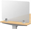 Free Standing Desk Privacy Panel - Frosted Acrylic Divider for Office & Home - Portable Desktop Shield for Student Testing & Enhanced Privacy Protection