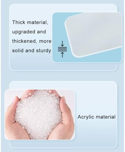 Acrylic Privacy Screen Divider for Desk, Portable Frosted Panel for Office & School Workstations, Reduces Visual Distractions, 100x30cm (39.4x11.8in)