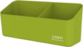 loukin Magnetic and Adhesive Marker Holder, Dry Erase Accessory Tray, Magnetic Storage Organizer for Whiteboard, Glass or Refrigerators (Green)