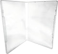 (6) CheckOutStore Plastic Storage Cases for Rubber Stamps, 1/2" (14mm) inch Spine Size (Clear)