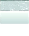 Compuchecks Check on Top Blank Check Paper - 100 Pack, Quick-Books & Laser Printer Compatible - Security Business Checks with Voucher - 8.5" x 11" Green Marble