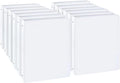 CIXILDTS 1-inch Round Ring Binder, Standard 3 Ring Binder Fit Letter Size Paper, Presentation View Binders, White,12-Pack