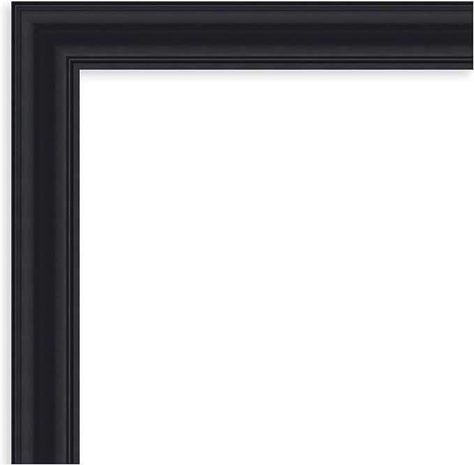 Amanti Art Black Framed Magnetic Board 16x22 Small Vision Board for use with Magnets, 100% Metal Sheet to Display Items as Office Decor or for Home Organization in mudroom, Kitchen or Kids Room