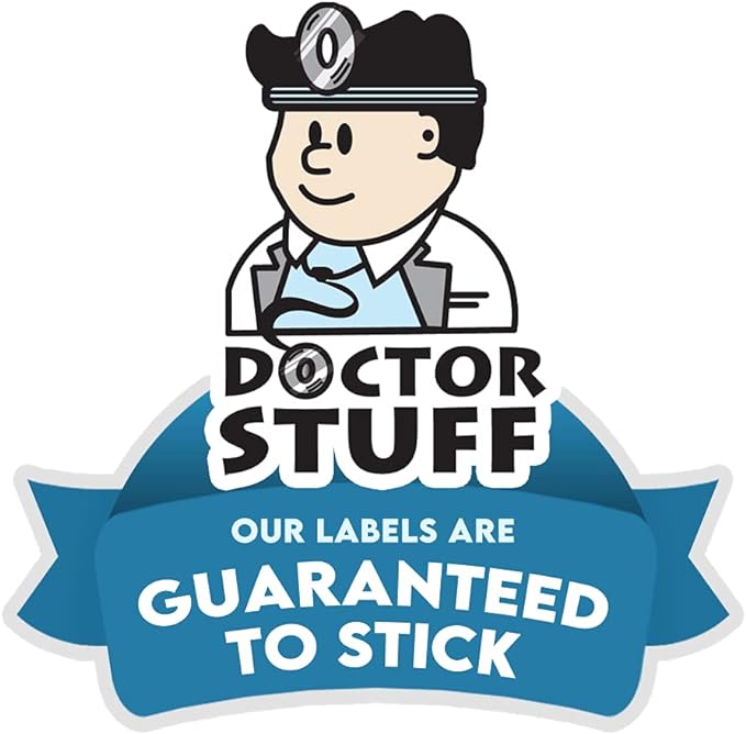 Doctor Stuff - File Folder Labels, Terminal Digit Filing, Consecutive Double Digit Numbers 10-19, Compatible with SMEAD DDS - SMDM Series Chart Stickers, Light Blue, 1" x 1-1/2", 500/Roll