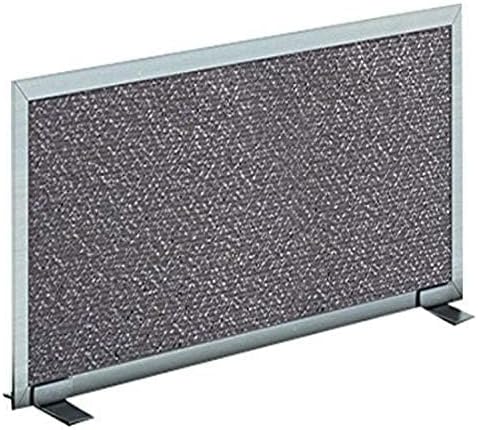 OBEX Acoustical Free Standing Privacy Screen, Cubicle Accessories Desk Privacy Panel, Desk Dividers for Office, Office Furniture Partitions Portable Sound Proof Dividers, 18" x 30", Graphite