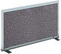 OBEX Acoustical Free Standing Privacy Screen, Cubicle Accessories Desk Privacy Panel, Desk Dividers for Office, Office Furniture Partitions Portable Sound Proof Dividers, 18" x 30", Graphite