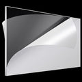 Roowest 1 Pcs 24 x 48 Inch, 1/4 Inch Thick Clear Acrylic Plexiglass Sheets Transparent Plastic Panels Sheets Cut to Size Cast Acrylic Board Panel with Protective Film for Craft DIY Project Sign Frame