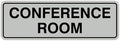 Standard Conference Room Sign - Lt Gray - Medium 10 Pack