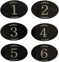 StayMax Locker Number Signs Door Sign with Self-Adhesive Tape Number Black (1-100)