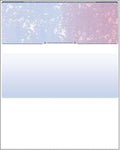 Compuchecks Top Blank Check Paper - 250 Pack, Quick-Books & Laser Printer Compatible - Security Business Checks with Voucher - 8.5" x 11" Blue/Red Prismatic