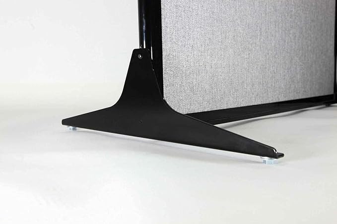 Versare Workstation Partition | Portable Wall Divider | Modern Office Cubicle | Free Standing Privacy Screen | Flexible Work Space | 33" x 70" Royal Blue Fabric Panels