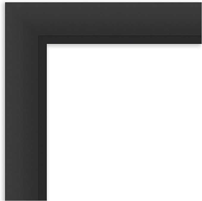 Amanti Art Black Framed Magnetic Board 21x21 Small Vision Board for use with Magnets, 100% Metal Sheet to Display Items as Office Decor or for Home Organization in mudroom, Kitchen or Kids Room