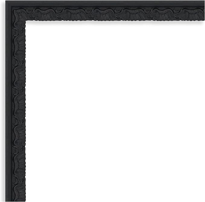 Amanti Art Black Framed Magnetic Board 22x34 Large Vision Board for use with Magnets, 100% Metal Sheet to Display Items as Office Decor or for Home Organization in mudroom, Kitchen or Kids Room