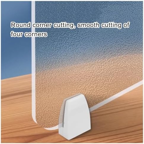 Acrylic Privacy Screen Divider, Portable Desk Partition Panel for Workstations, Frosted Visual Distractions Shield, Ideal for Offices & Schools (Clear-B, 100x30cm/39.4x11.8in)