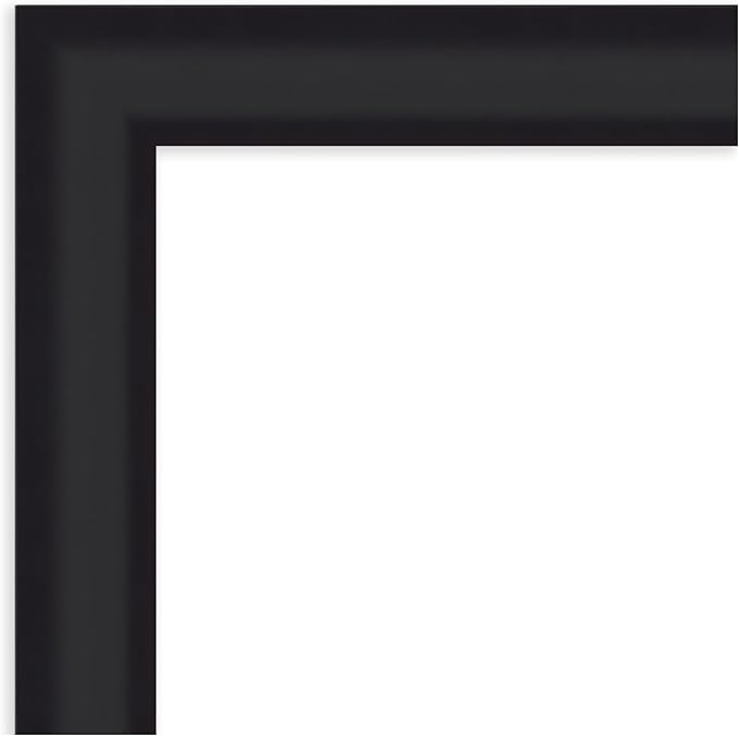 Amanti Art Black Framed Magnetic Board 25x37 Large Vision Board for use with Magnets, 100% Metal Sheet to Display Items as Office Decor or for Home Organization in mudroom, Kitchen or Kids Room