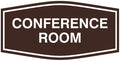Fancy Conference Room Sign (Dark Brown) - Large