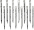 Yucold Customized ballpoint pens in bulk, personalized ballpoint pens with free engraving, for use in companies, enterprises, graduation anniversaries (Silver,130)