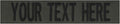 Custom Uniform Name Tapes Solid Colors. Olive Drab Webbing, 5 Inch Sew on