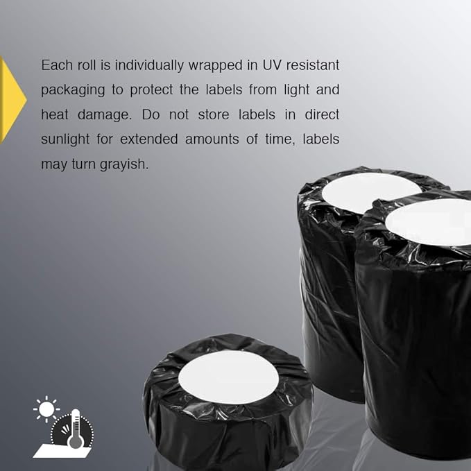 BETCKEY - 1.25" x 1" UPC Barcode & Address Labels Compatible with Zebra & Rollo Label Printer,Premium Adhesive & Perforated[Light Blue, 6 Rolls, 8280 Labels]