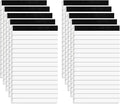 10 Pcs Note Pads Refills 3 x 5 inches Memo Small Notebook Writing Pads with 30 Sheets Each Pad College Ruled Lined Paper NotePads White