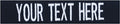 Custom Uniform Name Tapes Solid Colors. Made in The U.S.A. Ships Under 24 Hours. Dark Blue Fabric, 5 Inch Sew on