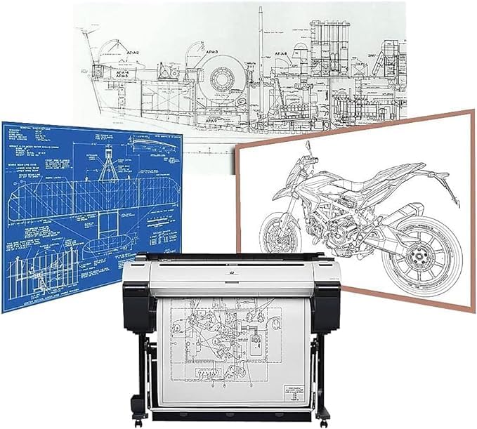 Limited Papers Blueprint Paper | Seamless Printing with 22" x 500' Limited Papers CAD Plotting Sheets (2 Rolls, 3" Core), Ensuring Hassle-Free Printing and Convenient Packaging,