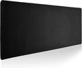 Reniteco Large Gaming Mouse Pad with Durable Stitched Edges, Non-Slip Rubber Base, Big Computer Keyboard Mouse Mat Desk Pad for Home Office Gaming Work, 31.5''x11.8''x0.12'', Black