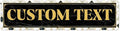 Custom Sign, Custom Street Sign, 11 Font Colors, 13 Font Styles, 4 Hole Options, 22 Sizes, 6x24 Inches, Rust Free DiBound, Fade Resistant, Made in USA by My Sign Center (Marble Tile)