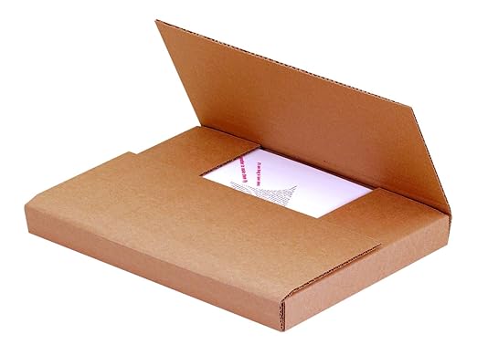 Tape Logic TLM17112BFK Easy-Fold Mailers, 17.25" x 11 1/4" x 2", Kraft (Pack of 50)