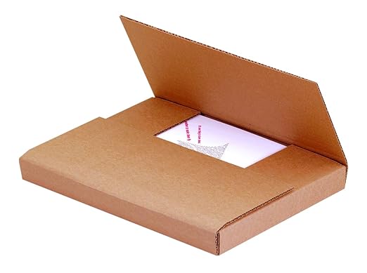 Tape Logic TLM1291K Easy-Fold Mailers, 12 1/8" x 9 1/8" x 1", Kraft (Pack of 50)