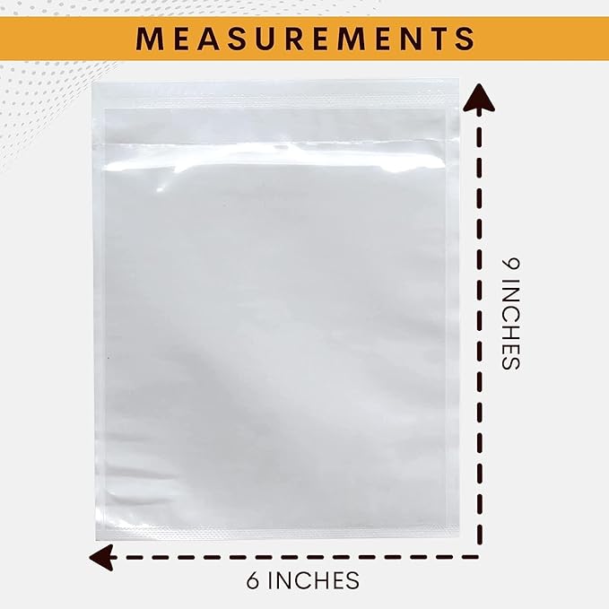 200 Pack 6"x9" Shipping Label Sleeves – Clear Self-Adhesive Packing Slip Pouches, Waterproof Packing List Envelopes – Ideal for Shipping Documents, Mailing Labels, Invoices & Packing Slips