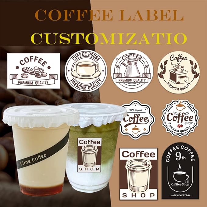 100-500 Pcs Custom Stickers Personalized Stickers Customized Labels with Any Design Image Logo Text for Business Logo Thank You Labels,1/2/3/4 inch Custom Stickers(Square)