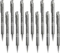 Yucold Customized ballpoint pens in bulk, personalized ballpoint pens with free engraving, for use in companies, enterprises, graduation anniversaries (Grey,13)