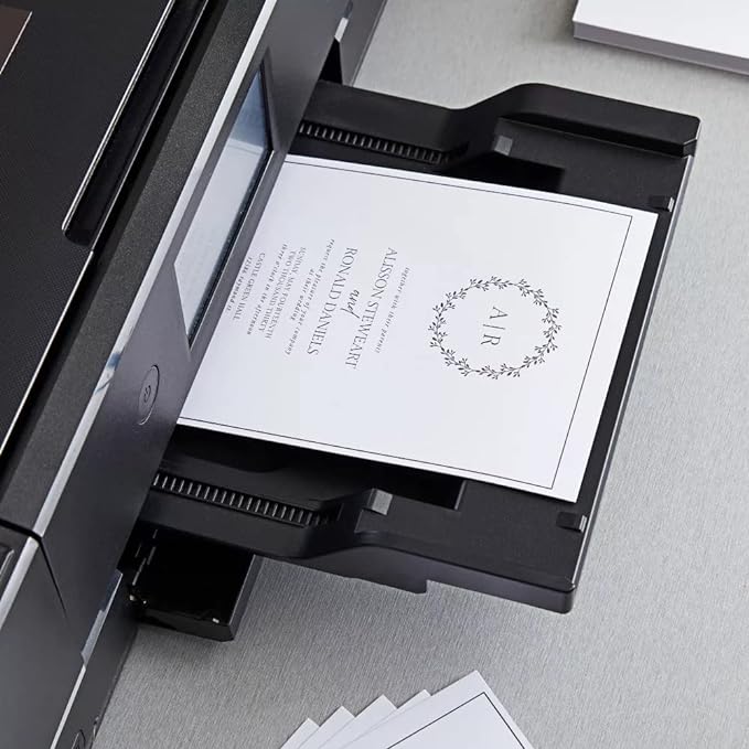 Reskid White Cardstock Thick Paper - Blank Heavy Weight 110 lb Cover Card Stock - 100 Pack (12x18, Inches)