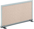 OBEX Acoustical Free Standing Privacy Screen, Cubicle Accessories Desk Privacy Panel, Desk Dividers for Office, Office Furniture Partitions Portable Sound Proof Dividers, 18" x 66", Overcast