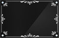 Acrylic Dry Erase Board for Wall with Stylish Border - Shipped Next Day, Made in USA, Non-Magnetic Whiteboard, Wall Mounted Board, Easy to Clean (Black - 24x36)