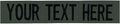 Custom Uniform Name Tapes Solid Colors. Olive Drab Ripstop, 3.5 Inch Hook Fastener (Uniform Ready Fastener)