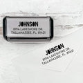 Self Inking Modern Address Stamps | Custom Return Address Stamper (Colorblock, Xtra Large)