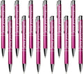 Yucold Customized ballpoint pens in bulk, personalized ballpoint pens with free engraving, for use in companies, enterprises, graduation anniversaries (Rose pink,260)