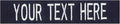 Custom Uniform Name Tapes Solid Colors. Made in The U.S.A. Ships Under 24 Hours. Blue Webbing, 3.5 Inch Hook Fastener (Uniform Ready Fastener)