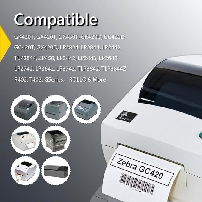 BETCKEY - 2.25" x 1.25" UPC Barcode & Multipurpose Labels Compatible with Zebra & Rollo Label Printer,Premium Adhesive & Perforated[Yellow, 6 Rolls, 6000 Labels]