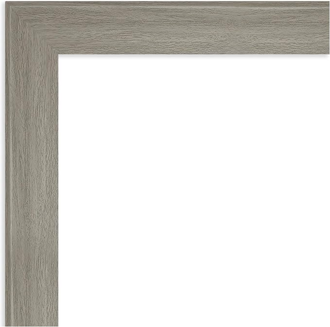 Amanti Art Grey Framed Magnetic Board 22x28 Medium Vision Board for use with Magnets, 100% Metal Sheet to Display Items as Office Decor or for Home Organization in mudroom, Kitchen or Kids Room