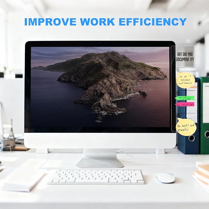 Computer Monitor Memo Board But Did You Document it? Logo Decor Monitor Message Board Sticky Notes Office Desk Accessories for Send Family Members Office Friends and Colleagues Gifts