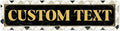Custom Sign, Custom Street Sign, 11 Font Colors, 13 Font Styles, 4 Hole Options, 22 Sizes, 12x48 Inches, Rust Free DiBound, Fade Resistant, Made in USA by My Sign Center (Marble Tile)