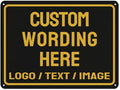 Custom Sign Bulk Personalized Metal Signs For Outdoor Indoor Business Home Store Office Yard Street Lawn Make Your Own Customized Signs With Your Logo Text Photo, 12x16inch