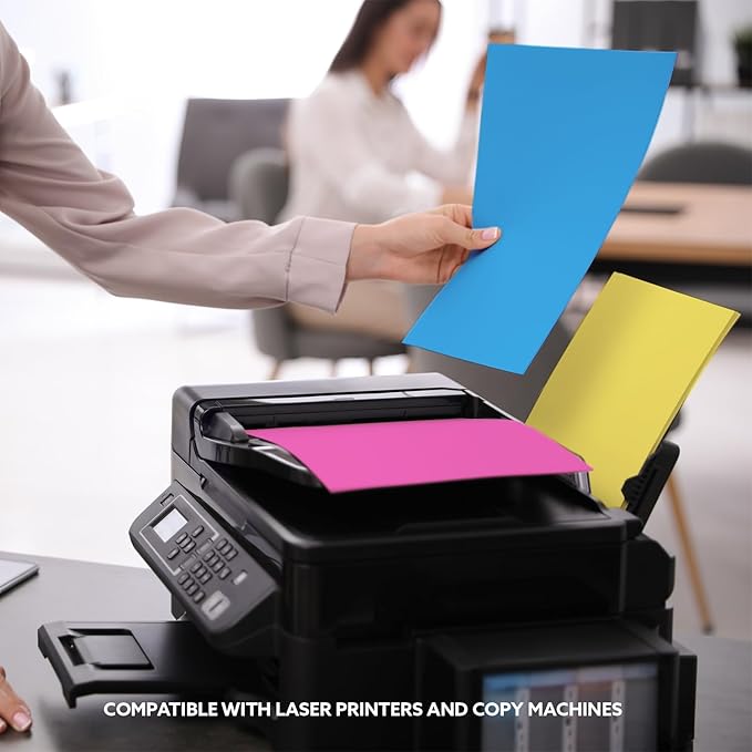 TerraSlate Waterproof Paper, Rip-Proof Colored Paper, Yellow, 25 Sheets, 8 Mil (80lb Cover), 8.5" x 11", Laser Printer and Copy Machine Compatible