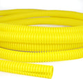 Split Wire Loom Tubing, 10,25ft Cord Protectors from Pets No Chew, Flexible Wire Covers Cord Protectors, Protective Split Cable Sleeve for Automotive Home Industrial Wires(Yellow, 0.51inch-25ft)