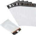 500 Pack Secure Seal White Poly Mailers - 14.5x19 Safe Shipping Bags - E-Commerce Self Sealing 2 Mil Poly Envelopes