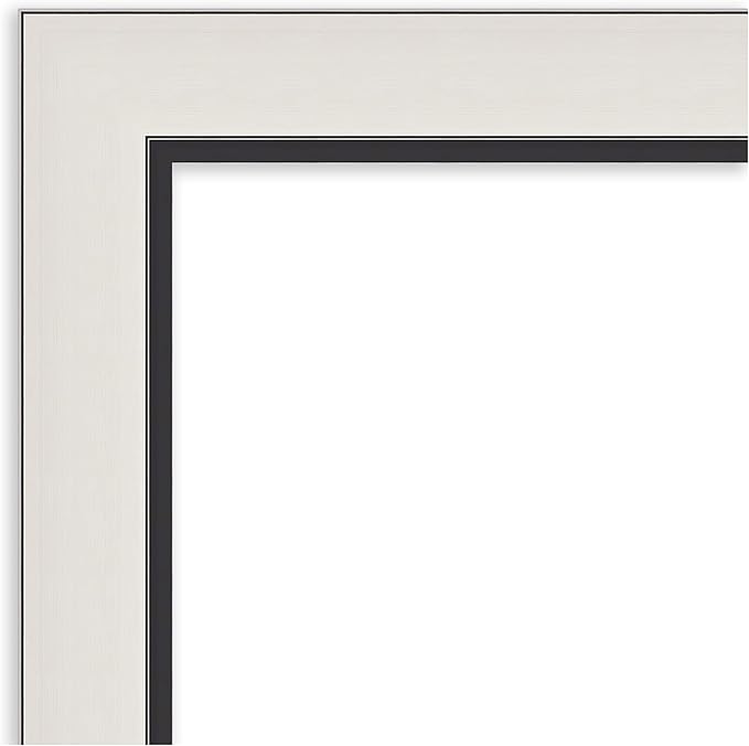 Amanti Art Silver Framed Magnetic Board 26x54 Oversize Vision Board for use with Magnets, 100% Metal Sheet to Display Items as Office Decor or for Home Organization in mudroom, Kitchen or Kids Room